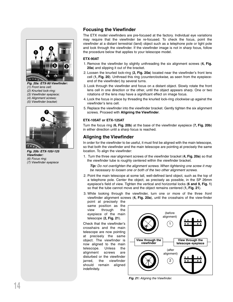 Meade Instruments ETX 90AT User Manual | Page 14 / 60