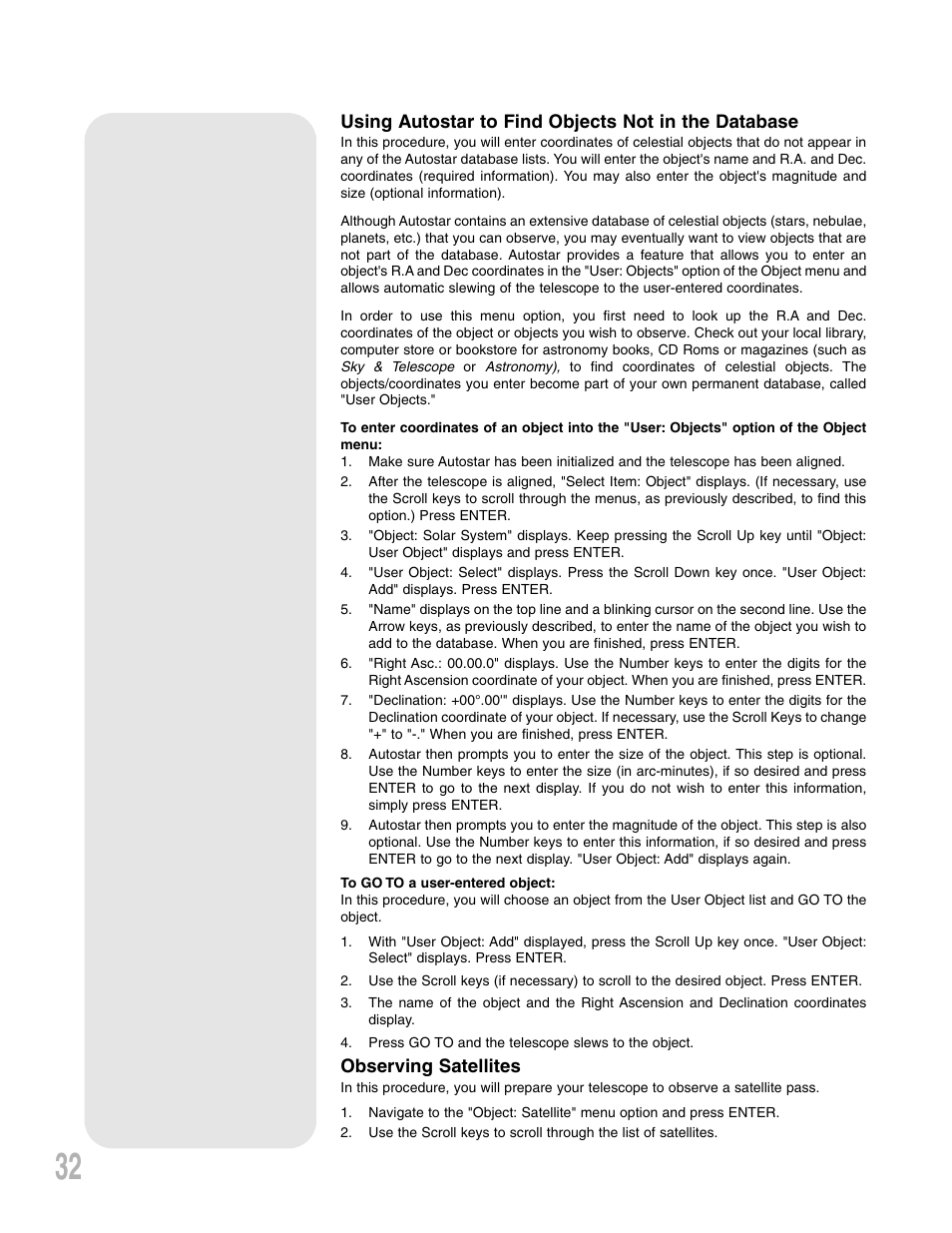 Meade Instruments ETX 90AT User Manual | Page 32 / 60