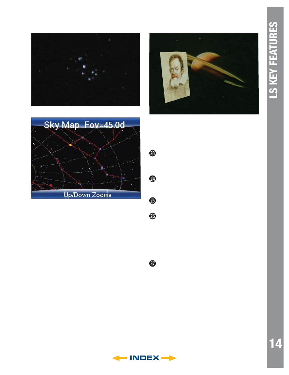 Ls key fea tures | Meade Instruments 6" LS-6 ACF User Manual | Page 14 / 47