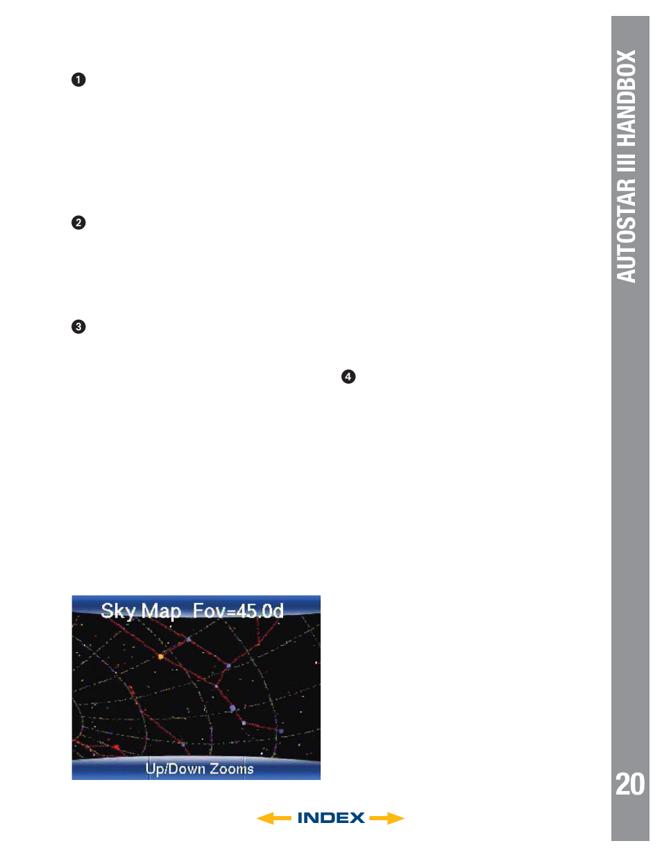 Autost ar iii handbox, Index ᕡ | Meade Instruments 6" LS-6 ACF User Manual | Page 20 / 47