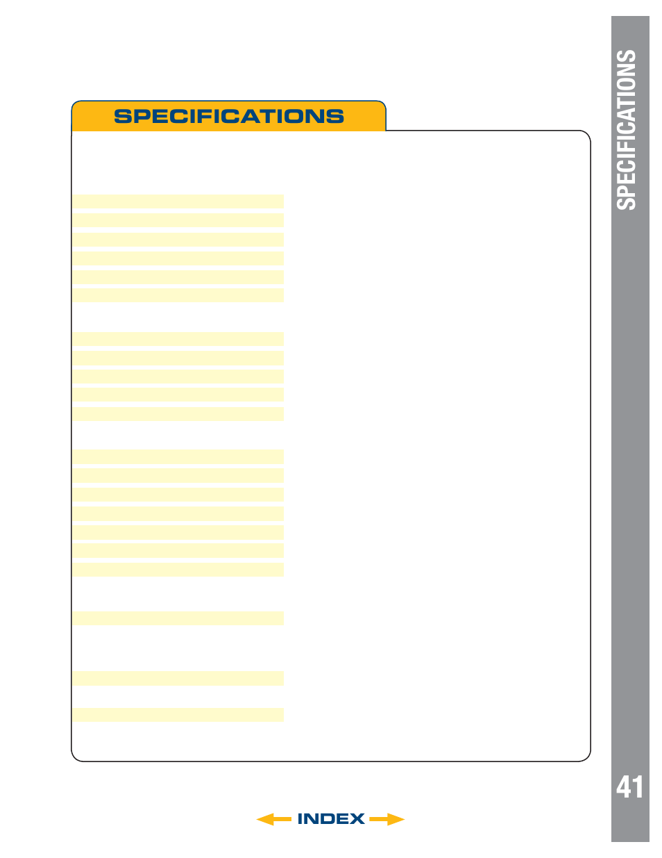 Specific a tions, Specifications | Meade Instruments 6" LS-6 ACF User Manual | Page 41 / 47