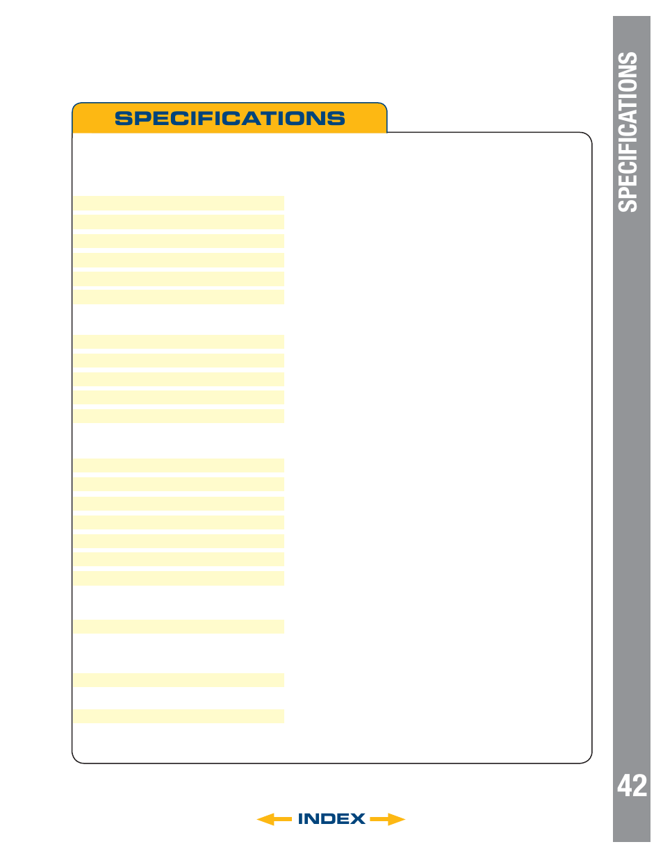 Specific a tions, Specifications | Meade Instruments 6" LS-6 ACF User Manual | Page 42 / 47