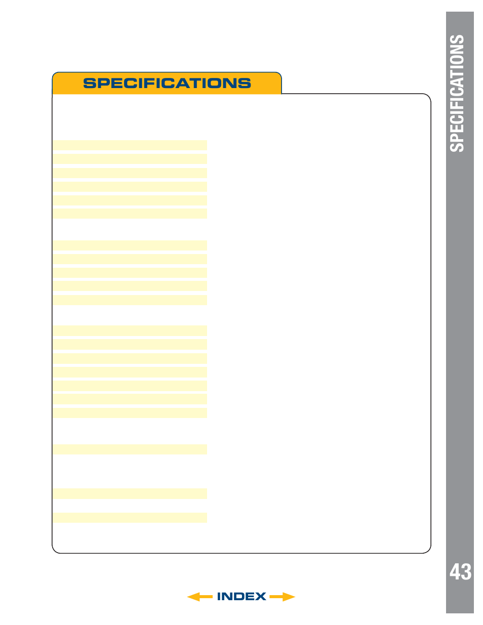 Specific a tions, Specifications | Meade Instruments 6" LS-6 ACF User Manual | Page 43 / 47