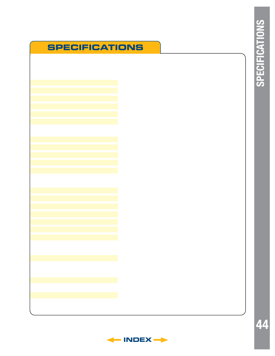 Specific a tions, Specifications | Meade Instruments 6" LS-6 ACF User Manual | Page 44 / 47