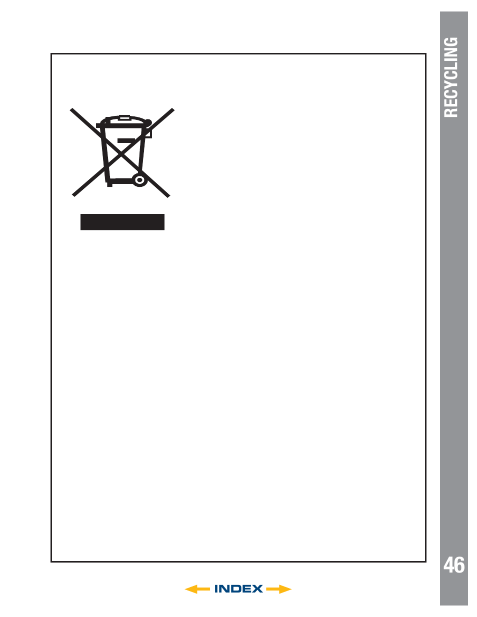 Recycling, Recycling information | Meade Instruments 6" LS-6 ACF User Manual | Page 46 / 47