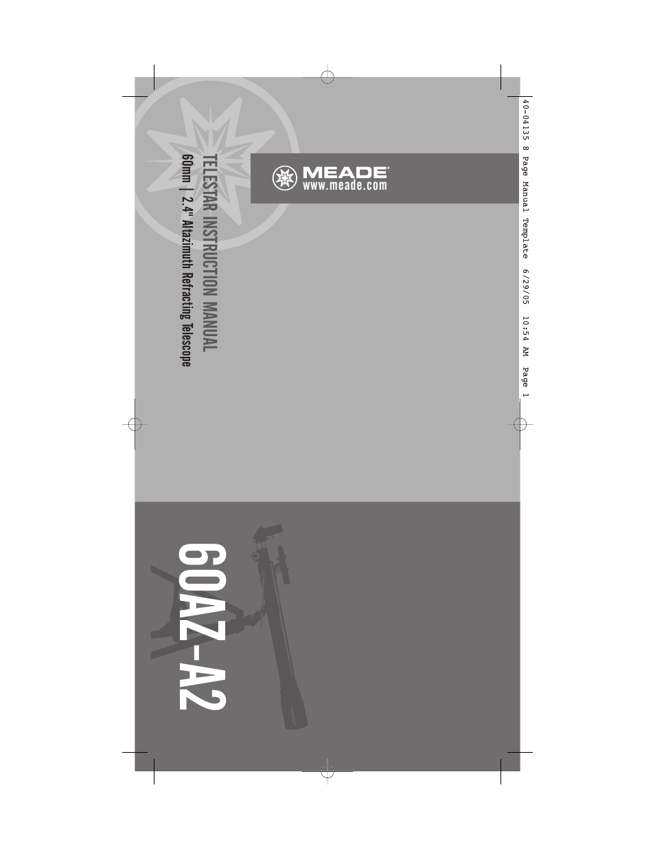 Meade Instruments 60AZ-A2 User Manual | 20 pages