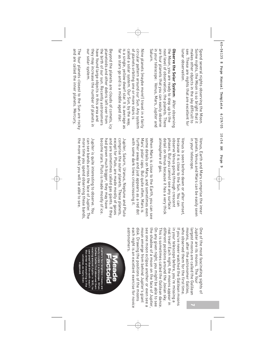 Meade Instruments 60AZ-A2 User Manual | Page 9 / 20