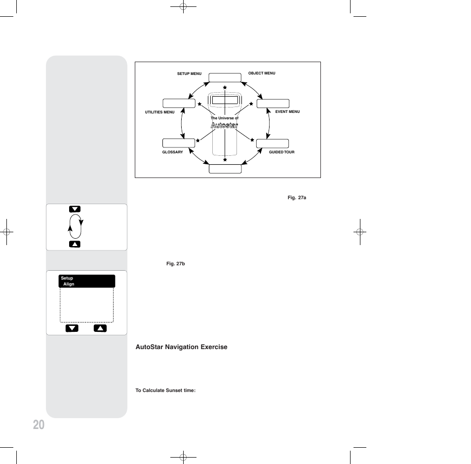 Autostar operation, Autostar navigation exercise, Autostar | Meade Instruments ETX Premier Edition User Manual | Page 20 / 60