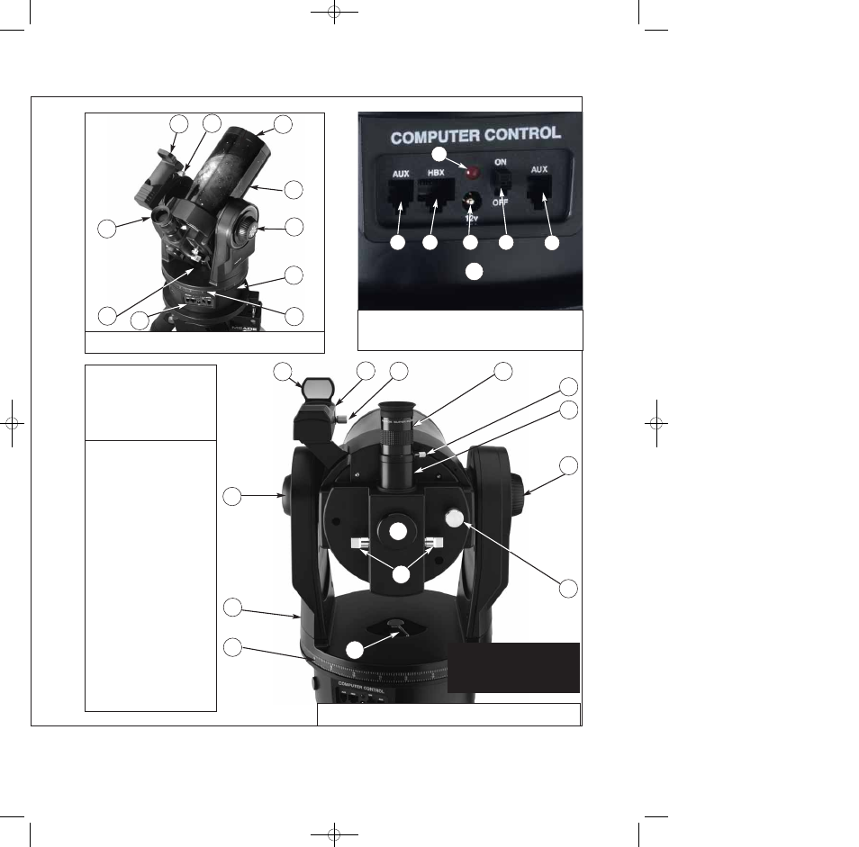 Telescope features | Meade Instruments ETX Premier Edition User Manual | Page 6 / 60