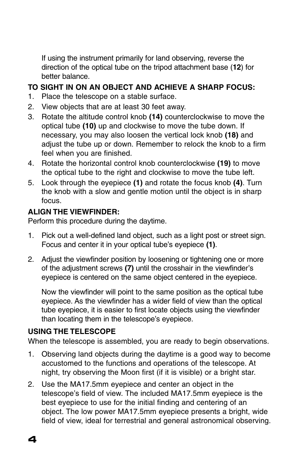 Meade Instruments 70AZ-T User Manual | Page 4 / 7