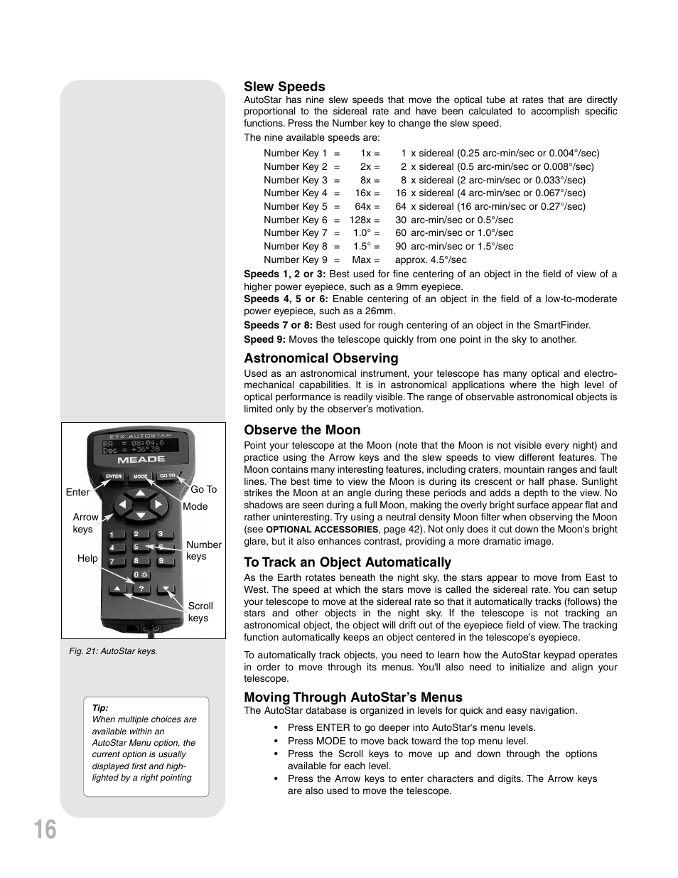 Meade Instruments ETX-90PE User Manual | Page 16 / 60