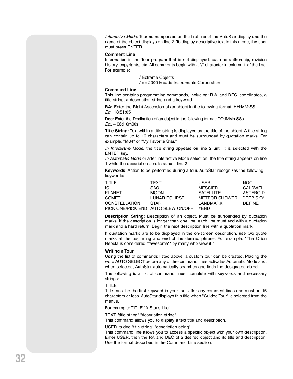 Meade Instruments ETX-90PE User Manual | Page 32 / 60