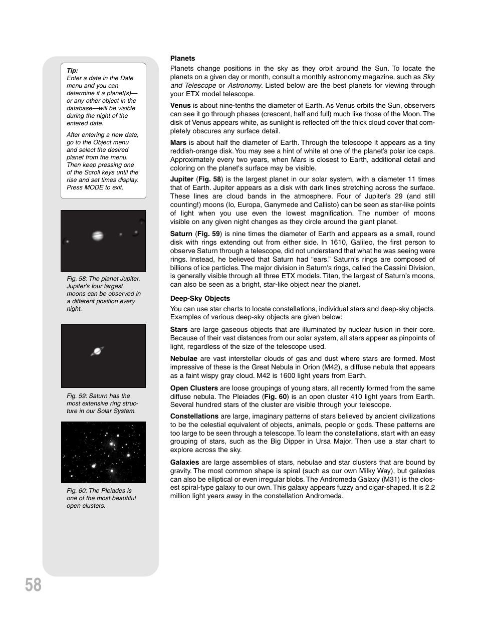 Meade Instruments ETX-90PE User Manual | Page 58 / 60