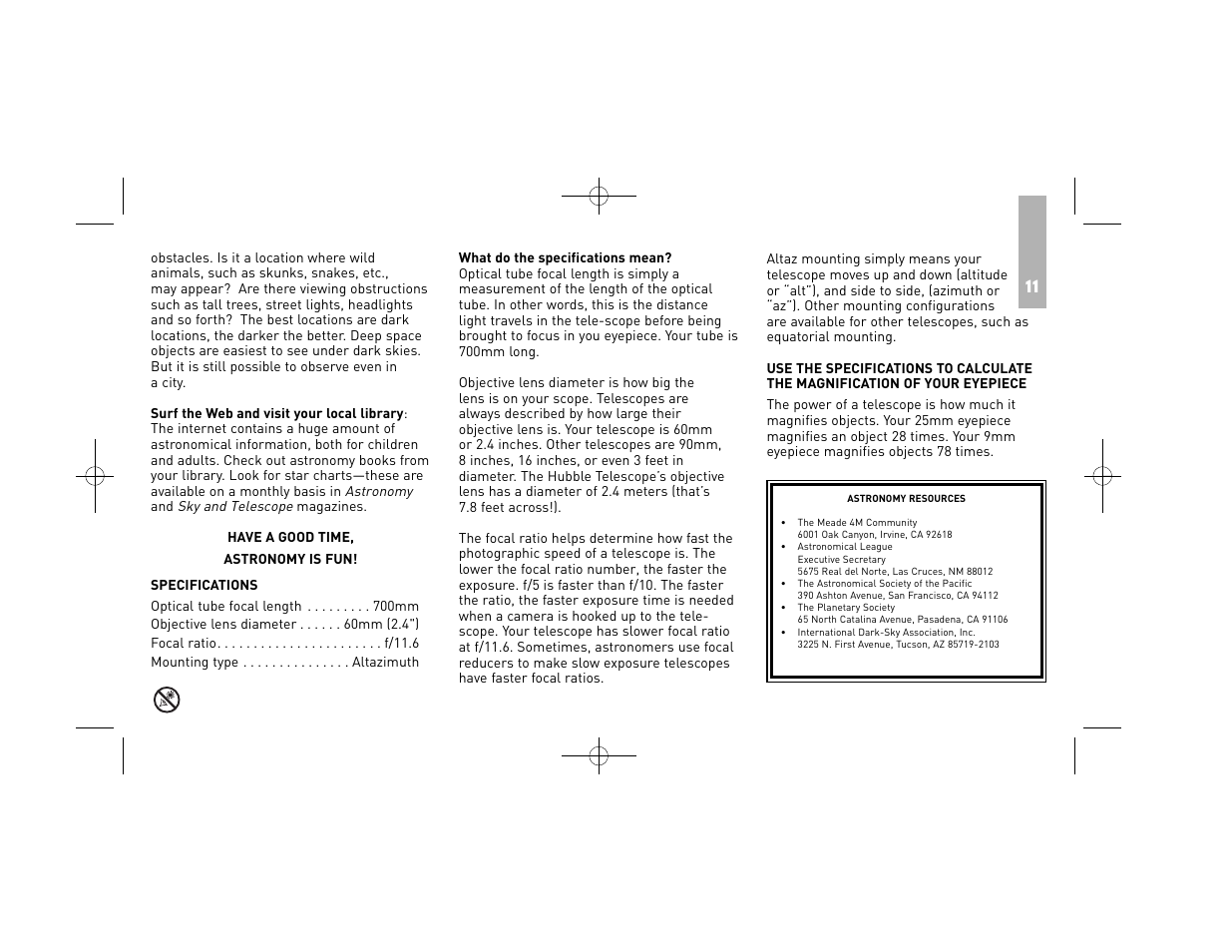 Meade Instruments RB-60 User Manual | Page 13 / 24