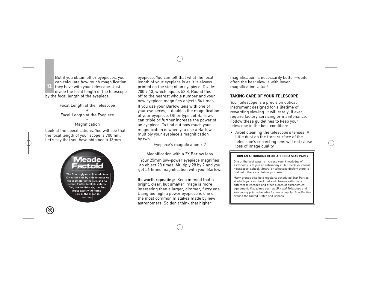 Meade Instruments RB-60 User Manual | Page 14 / 24