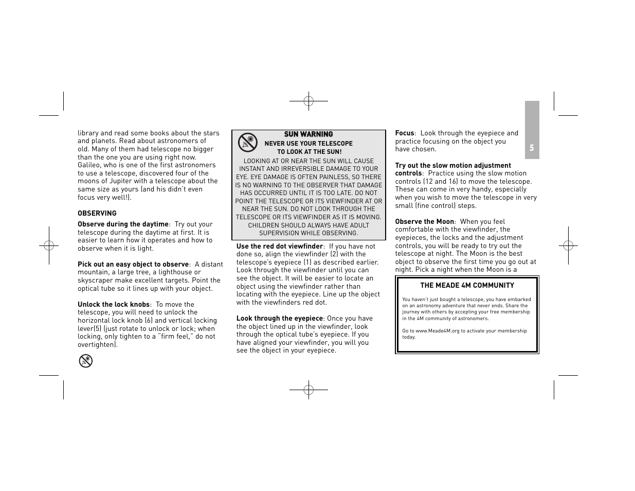 Meade Instruments RB-60 User Manual | Page 7 / 24