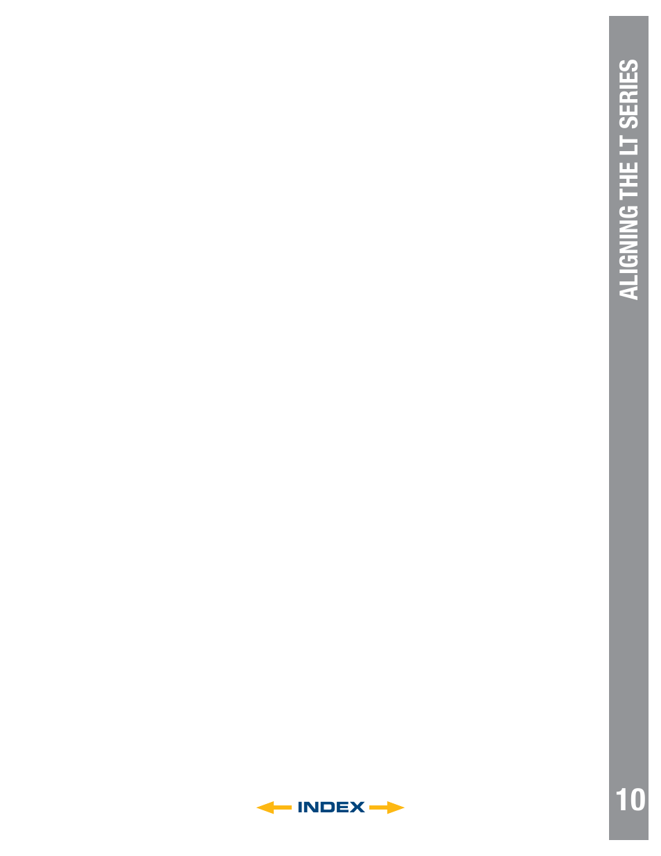 Autostar #497 handbo x, Aligning the lt series, Index | Meade Instruments LT SC Series User Manual | Page 10 / 52