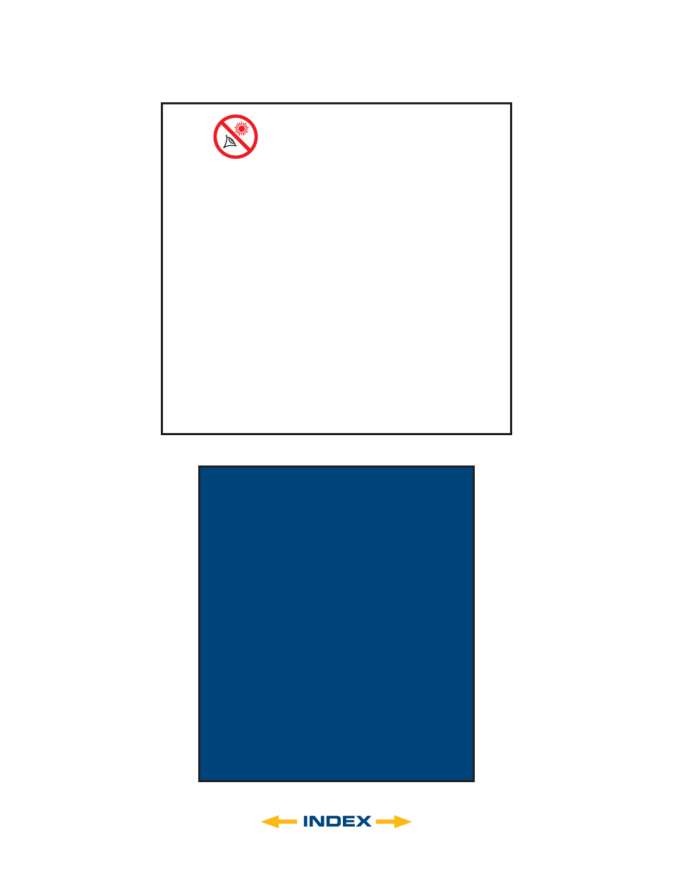 Warning, Never use a meade, Index | Meade Instruments LT SC Series User Manual | Page 2 / 52
