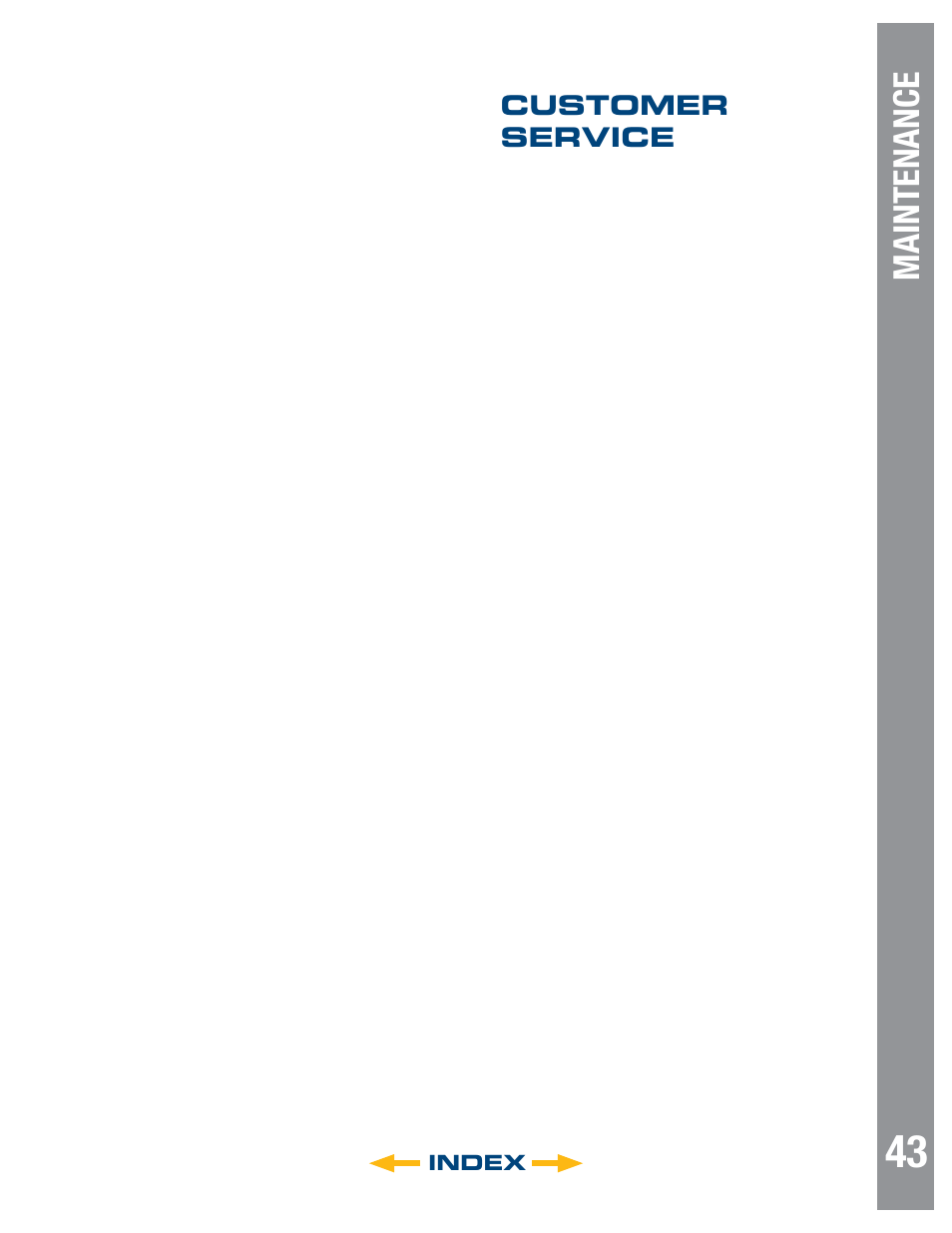 Autostar #497 handbo x, Maintenance, Customer service | Index | Meade Instruments LT SC Series User Manual | Page 43 / 52