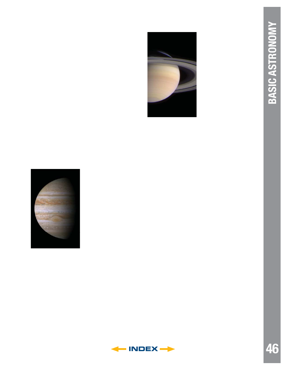 Autostar #497 handbo x, Basic astronomy, Index | Meade Instruments LT SC Series User Manual | Page 46 / 52