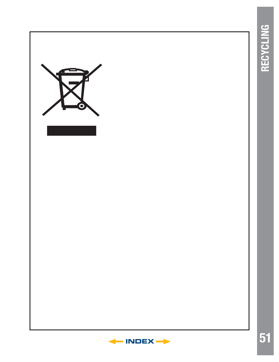 Recycling, Recycling information | Meade Instruments LT SC Series User Manual | Page 51 / 52