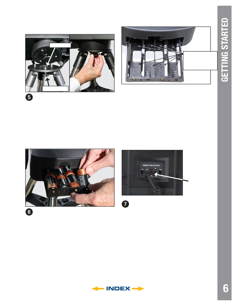 Autostar #497 handbo x, Getting st ar ted | Meade Instruments LT SC Series User Manual | Page 6 / 52