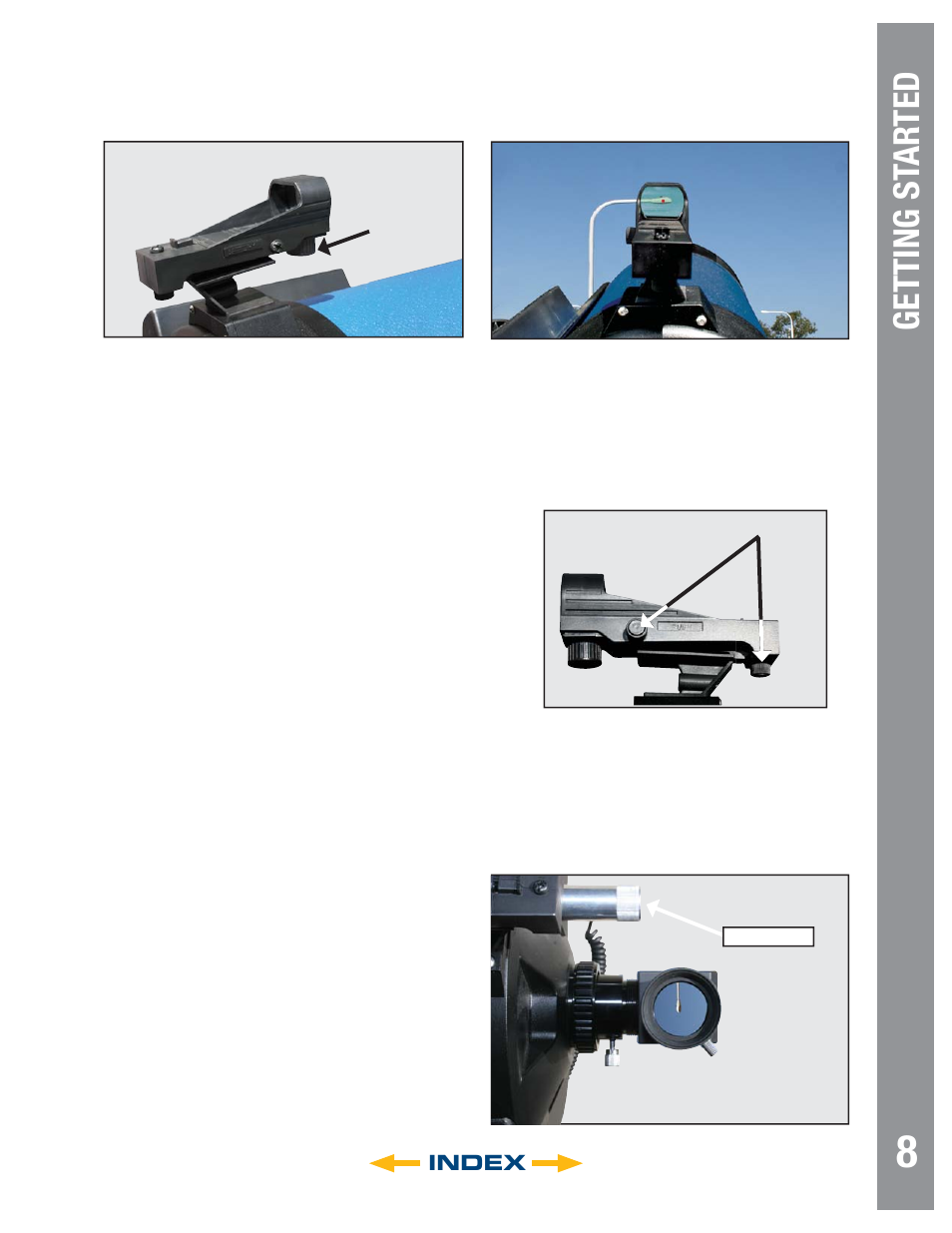 Autostar #497 handbo x, Getting st ar ted | Meade Instruments LT SC Series User Manual | Page 8 / 52