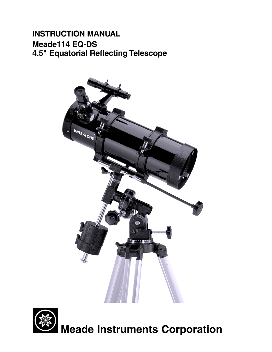Meade Instruments 114 EQ-DS User Manual | 16 pages