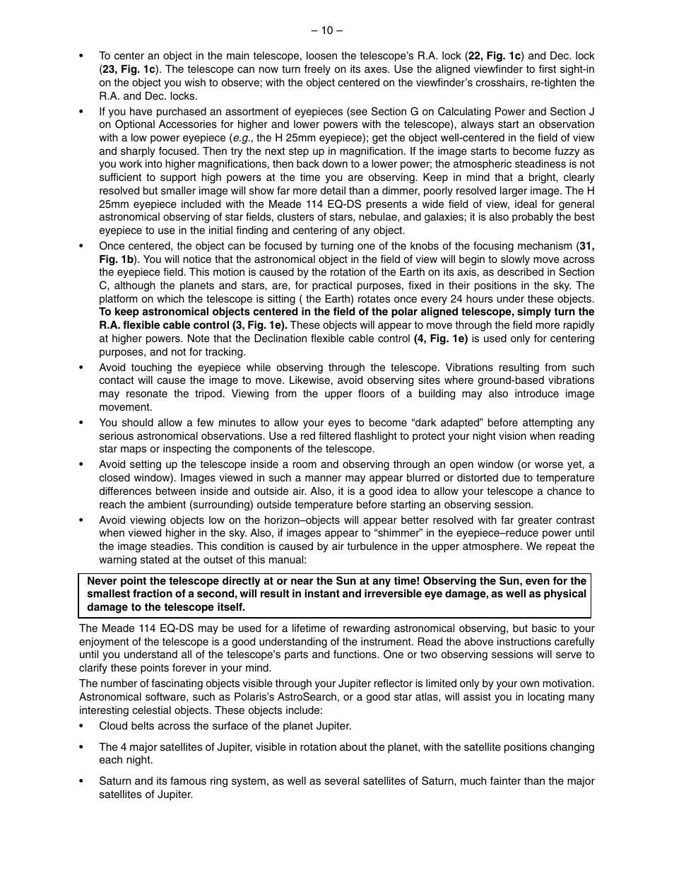 Meade Instruments 114 EQ-DS User Manual | Page 10 / 16