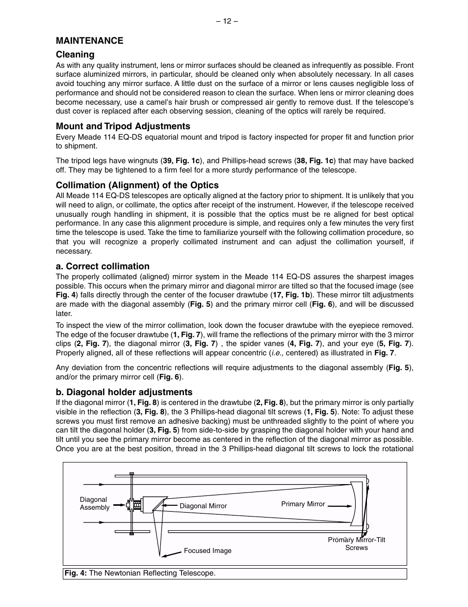 Meade Instruments 114 EQ-DS User Manual | Page 12 / 16