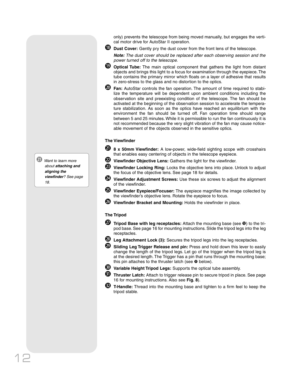 Meade Instruments RCX400TM User Manual | Page 12 / 74