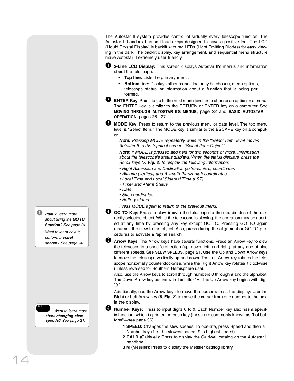 Meade Instruments RCX400TM User Manual | Page 14 / 74