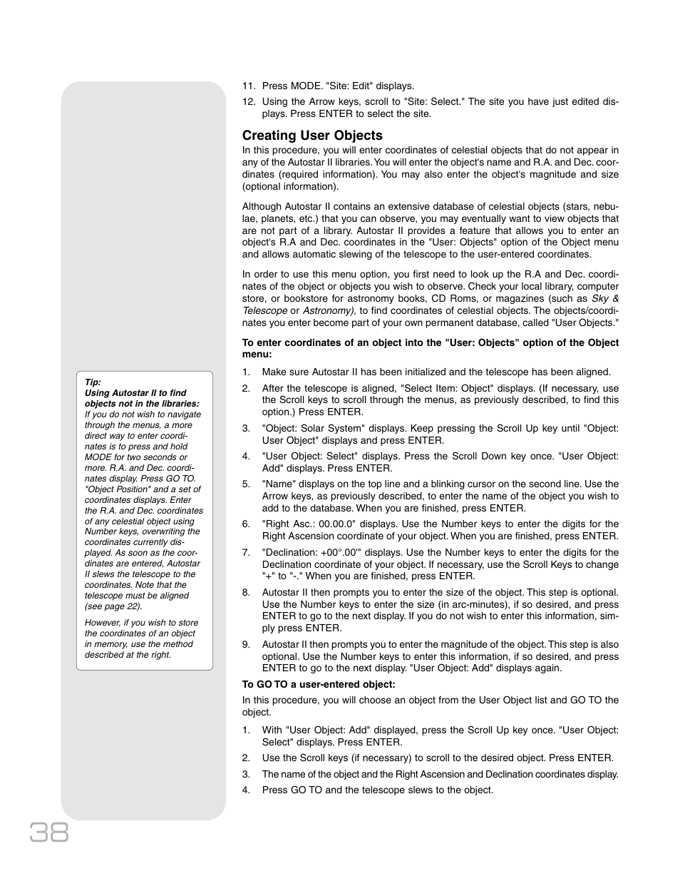 Meade Instruments RCX400TM User Manual | Page 38 / 74
