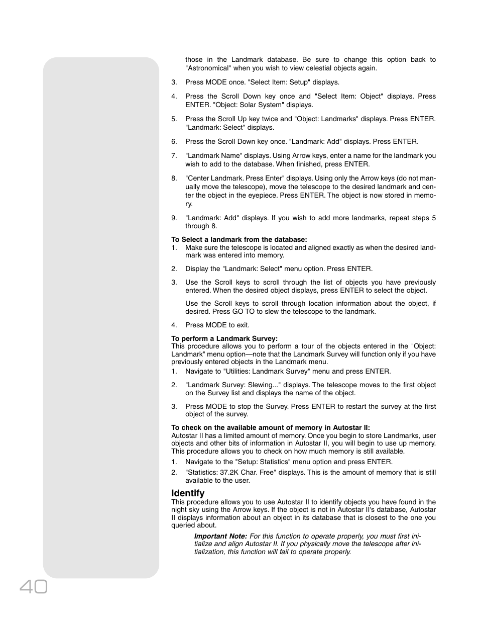 Meade Instruments RCX400TM User Manual | Page 40 / 74