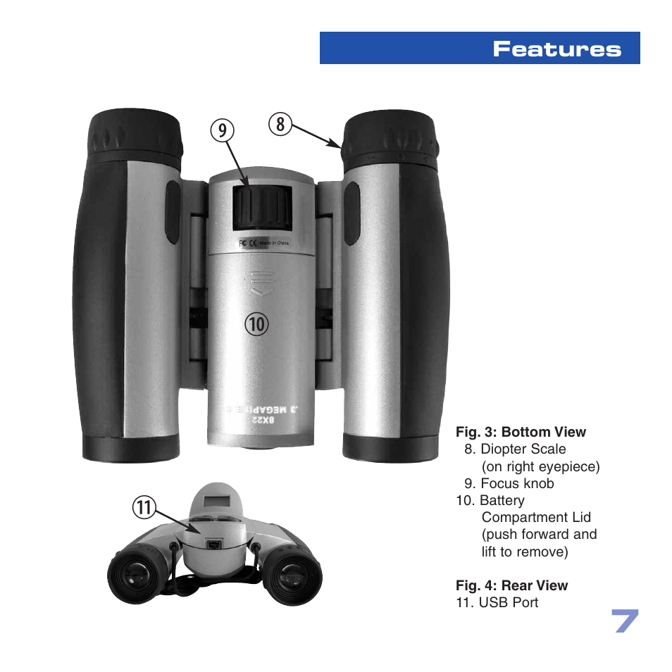 I1) j | Meade Instruments CV-1 8 x 22 VGA User Manual | Page 7 / 28
