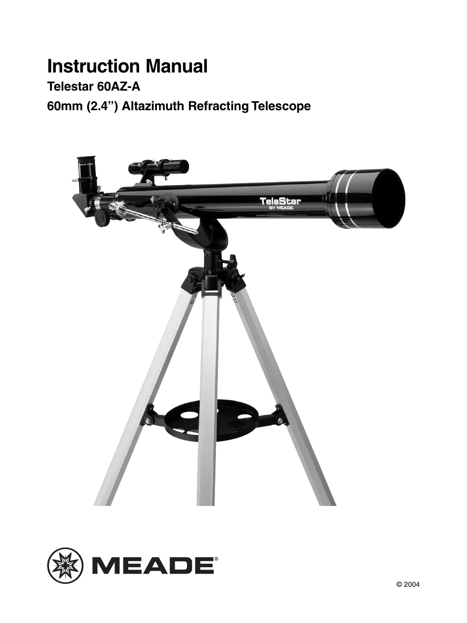 Meade Instruments 60AZ-A User Manual | 8 pages