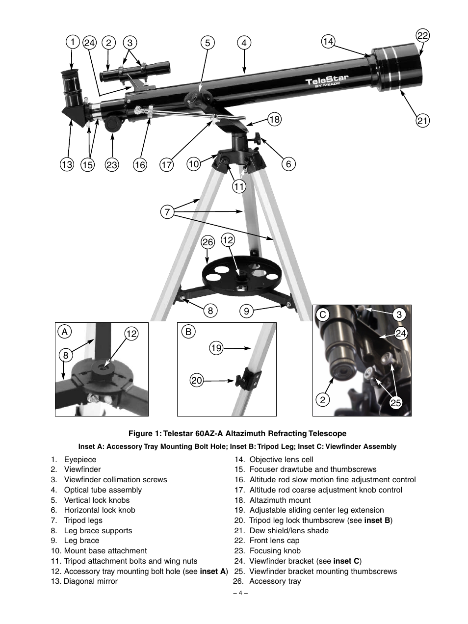 Meade Instruments 60AZ-A User Manual | Page 4 / 8