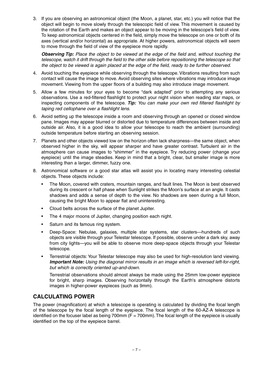 Meade Instruments 60AZ-A User Manual | Page 7 / 8