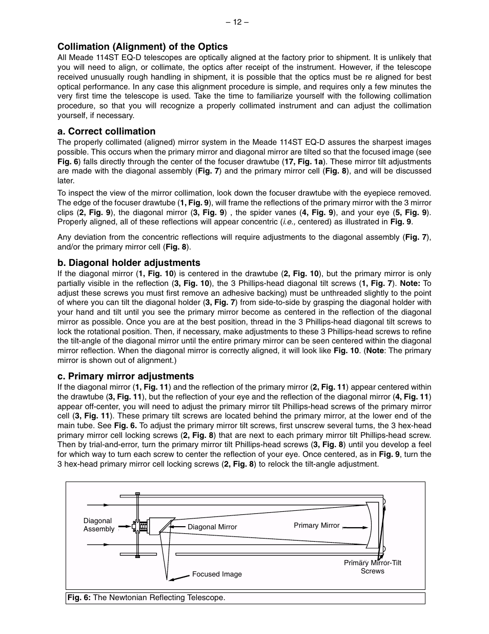 Meade Instruments 114ST EQ-D User Manual | Page 12 / 16