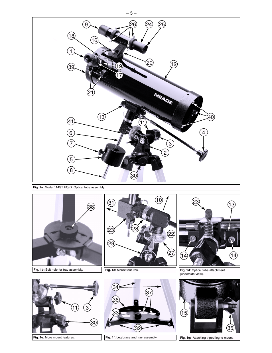 Meade Instruments 114ST EQ-D User Manual | Page 5 / 16