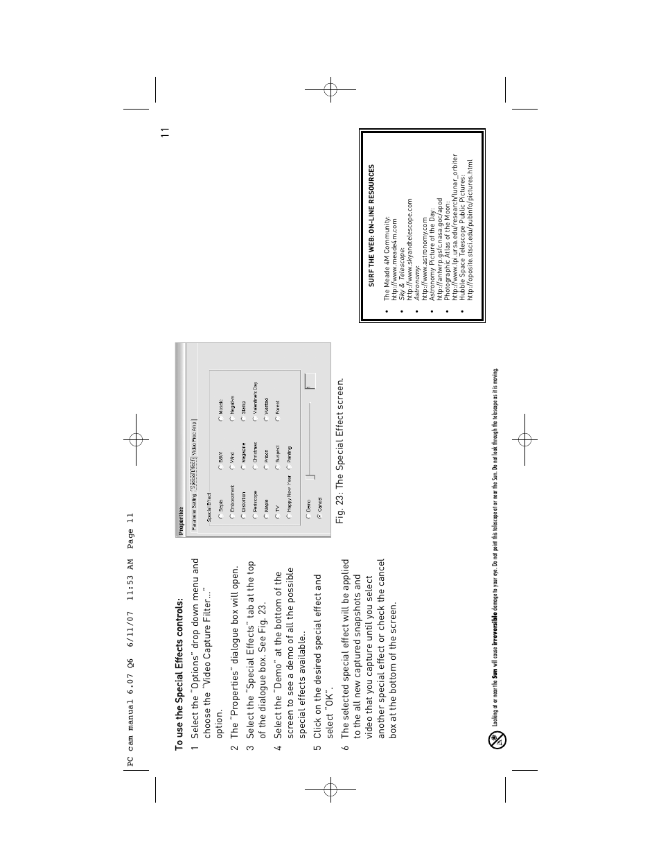 Meade Instruments 626-3233 User Manual | Page 11 / 16