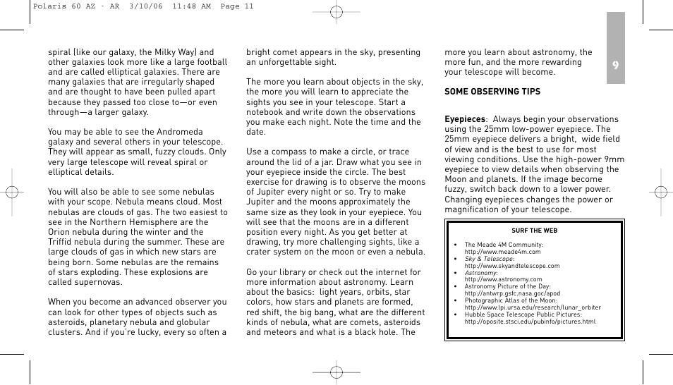 Meade Instruments 60AZ-AR User Manual | Page 11 / 20