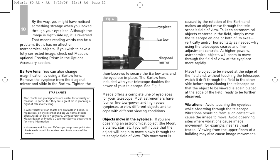 Meade Instruments 60AZ-AR User Manual | Page 12 / 20