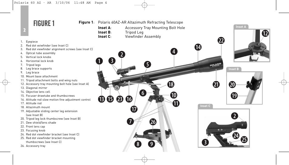 Figure 1 | Meade Instruments 60AZ-AR User Manual | Page 4 / 20