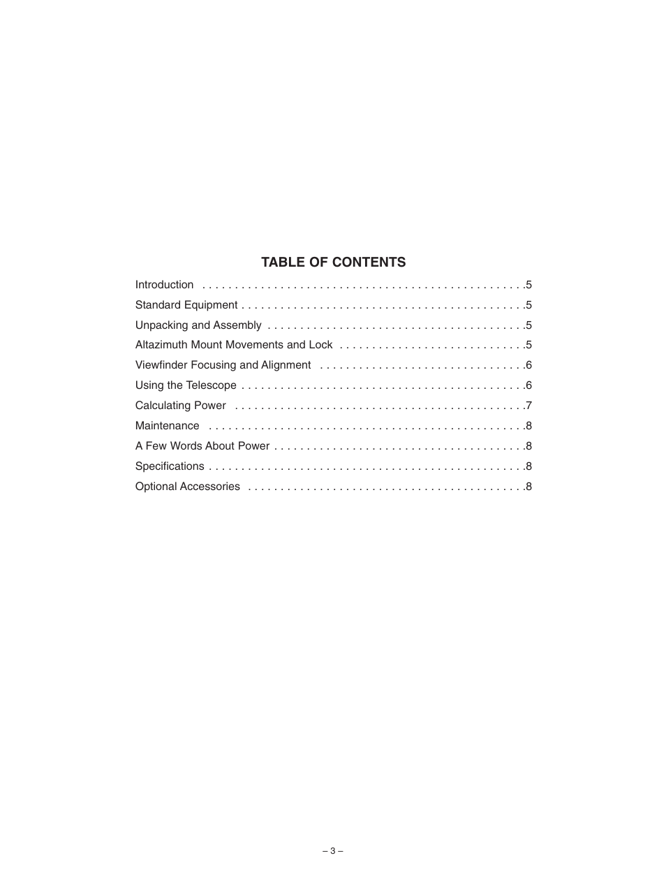 Meade Instruments 60 User Manual | Page 3 / 8