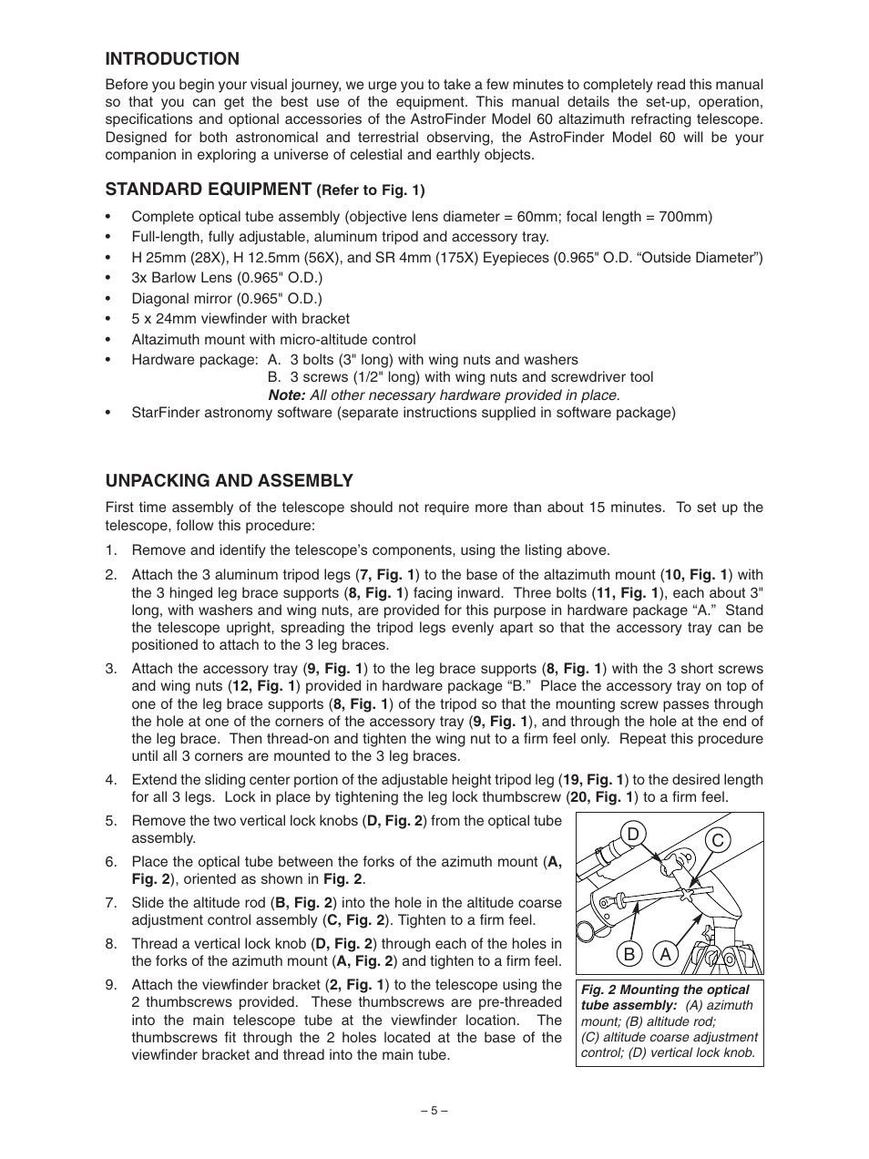 Meade Instruments 60 User Manual | Page 5 / 8