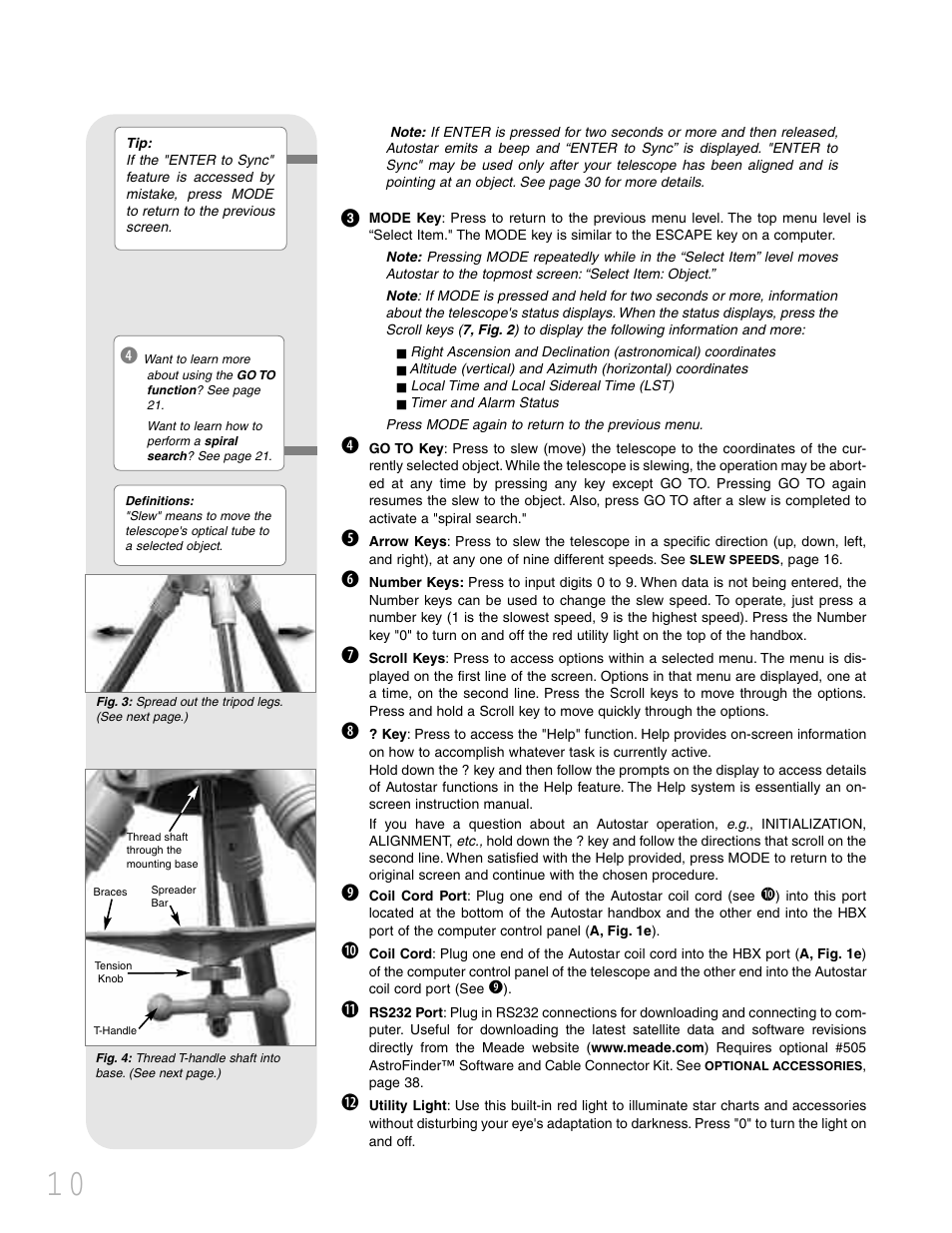 Meade Instruments LXD 75 User Manual | Page 10 / 68