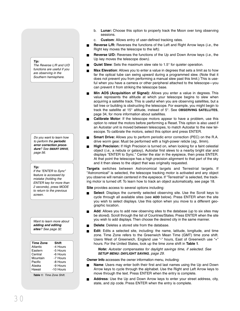 Meade Instruments LXD 75 User Manual | Page 30 / 68