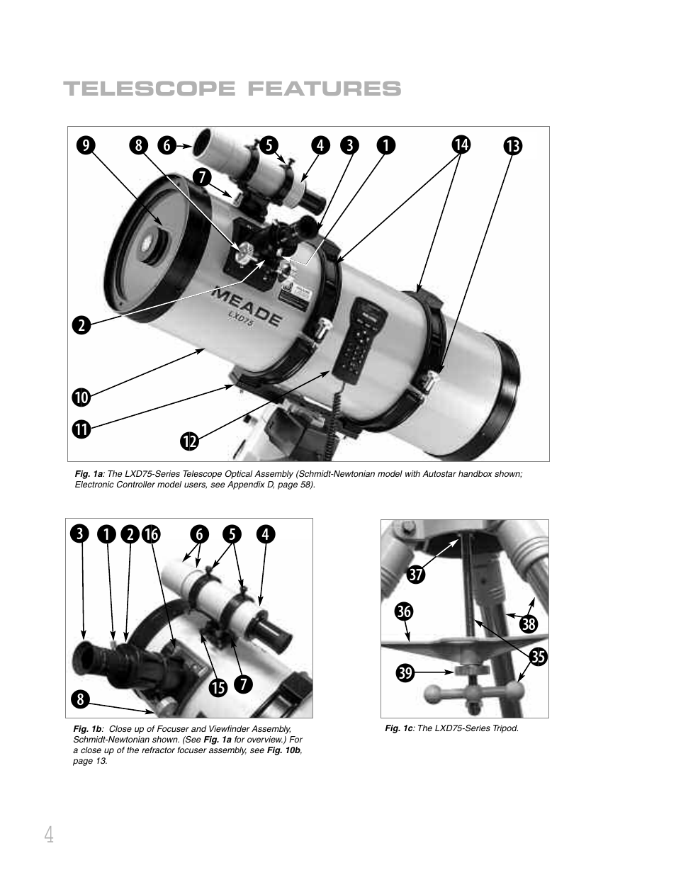 Meade Instruments LXD 75 User Manual | Page 4 / 68