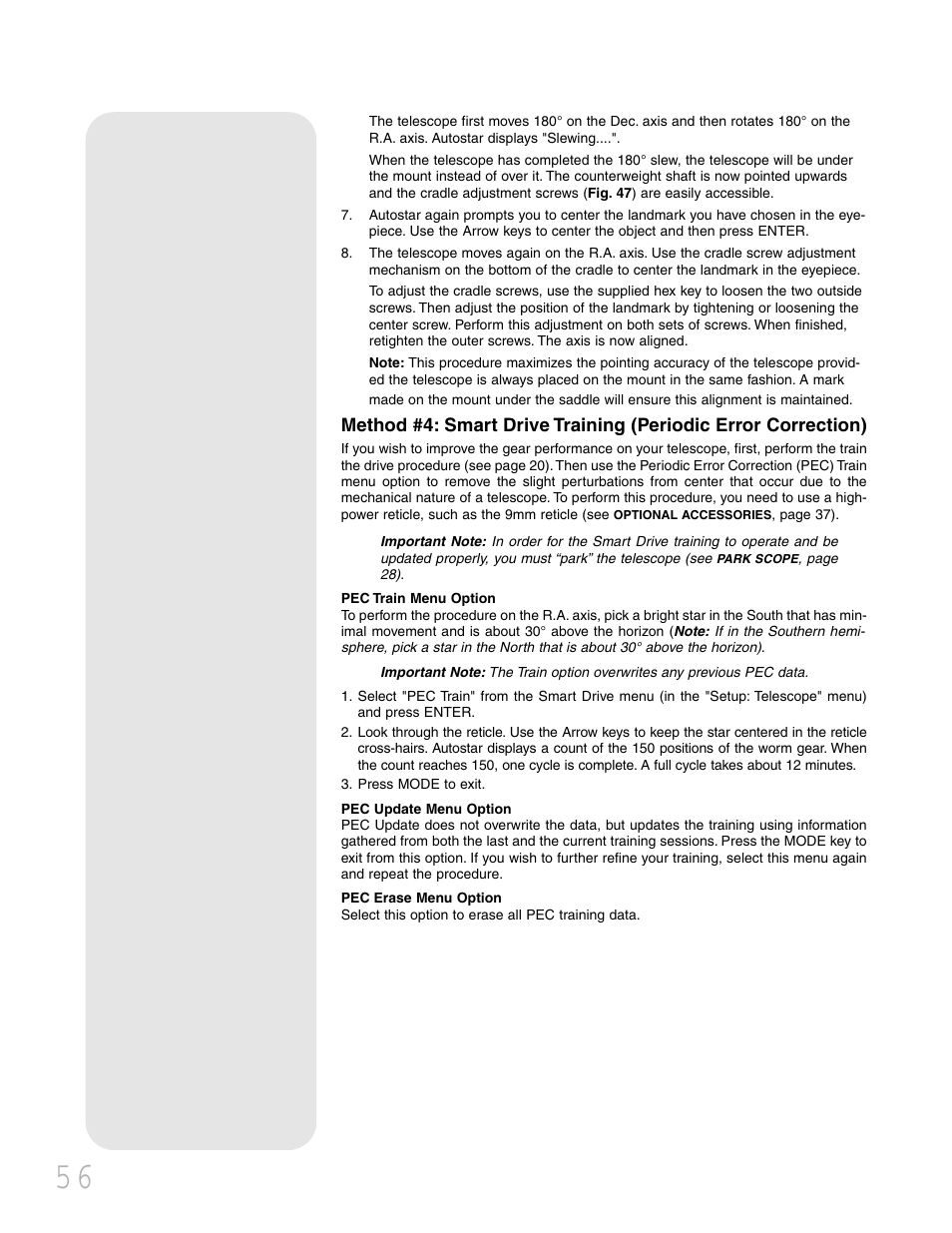 Meade Instruments LXD 75 User Manual | Page 56 / 68